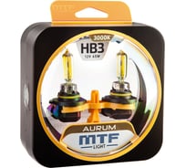 Галогенные автолампы MTF LIGHT AURUM HB3(9005), 12V, 65W, комп. HAU12B3