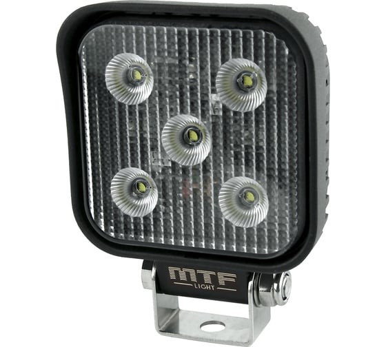 Фонарь светодиодный дополнительного освещения MTF Light 12-60В, 11Вт, 1200лм, 6000К, квадратный, шт. PL11K6S