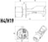 Светодиодные линзы MTF Light MiniLENS H4/H19, 12V, 30/45W, 5500K, 4500LM, к-т 2шт. MH4K5 5