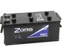 Аккумулятор ZORG 6СТ-190.4 росс. болт 190 122 4