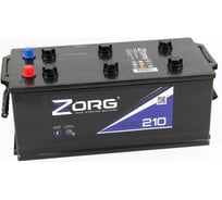 Аккумулятор ZORG 6СТ-210.4 росс. конус 210 121 4