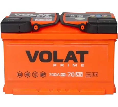 Аккумуляторная батарея Prime 70Ah R+ VOLAT VP700