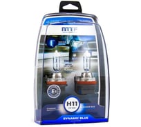 Галогенные автолампы MTF LIGHT DYNAMIC BLUE H11, 12V, 55W, комп. HDB1211