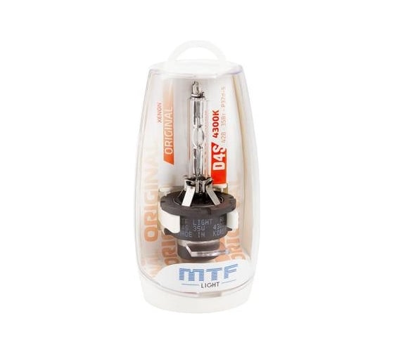 Лампа газоразрядная MTF Light D4S, 42В, 35Вт, 4300К ORIGINAL SBD4S4