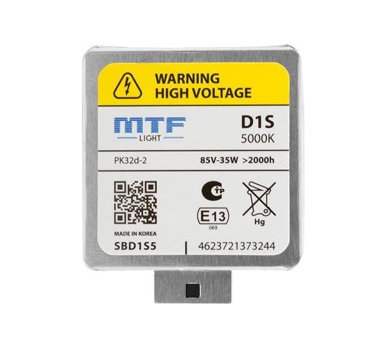 Лампа газоразрядная MTF Light D1S, 85В, 35Вт, 5000К TREND SBD1S5