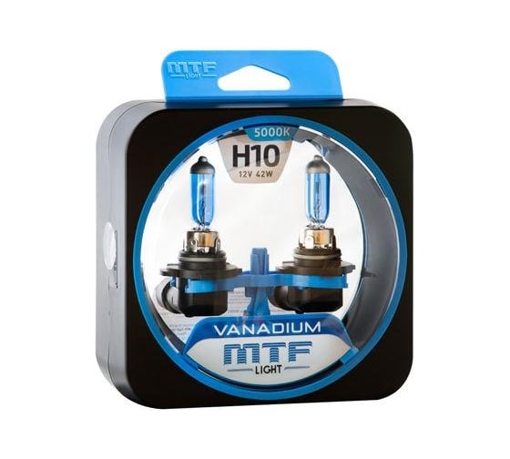 Галогенные автолампы серия VANADIUM H10, 12V, 42W, комп. MTF Light HVN1210