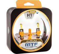 Галогенные автолампы серия AURUM H1, 12V, 55W, комп. MTF Light HAU1201