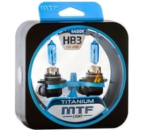 Галогенные автолампы серия TITANIUM HB3(9005), 12V, 65W, комп. MTF Light HTN12B3