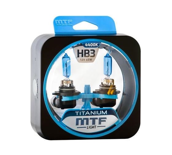 Галогенные автолампы серия TITANIUM HB3(9005), 12V, 65W, комп. MTF Light HTN12B3