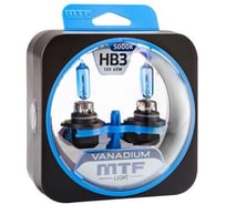 Галогенные автолампы серия VANADIUM HB3(9005), 12V, 65W, комп. MTF Light HVN12B3