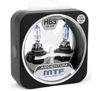 Галогенные автолампы серия ARGENTUM +130_ HB3(9005), 12V, 65W, комп. MTF Light H3A12B3