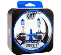 Галогенные автолампы MTF Light серия PALLADIUM Н27(881), 12V, 27W, комп. MTF Light HPA1281