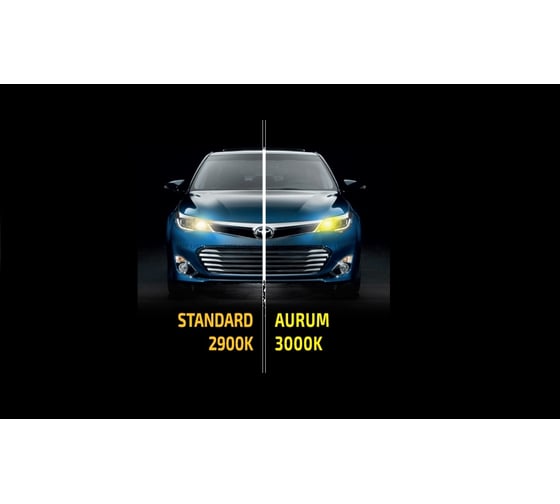 Галогенные автолампы серия AURUM H3, 12V, 55W, комп. MTF Light HAU1203