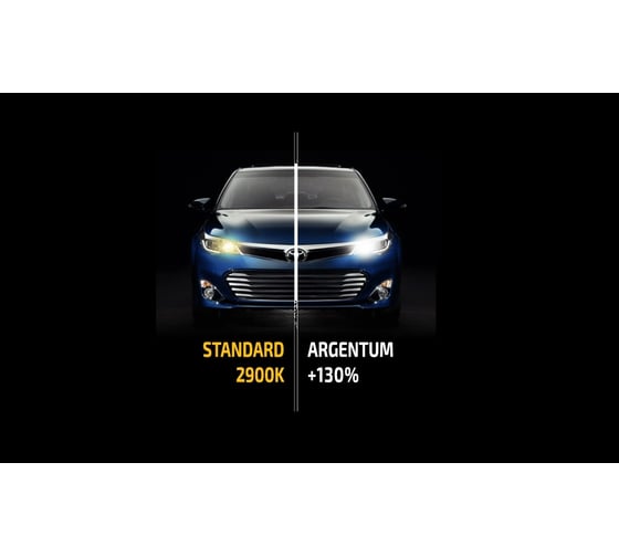 Галогенные автолампы серия ARGENTUM +130_ H8, 12V, 35W, комп. MTF Light H3A1208