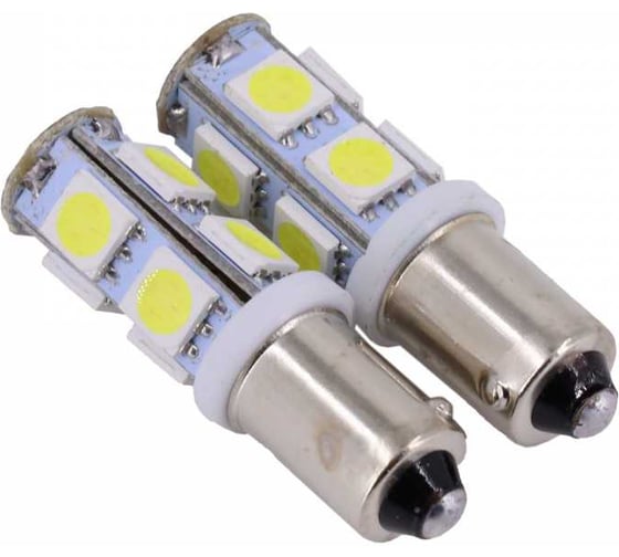 Лампа светодиодная VOLTON Т8 BA9S 12V 9 SMD 5050 блистер 2 шт VLTC2015