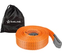 Трос VIP буксировочный усиленный (лента) Airline 5 т, 5 м, без крюков, с мешком ATWP003