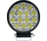 Фара светодиодная круглая Airline 14LED, рассеянный свет, 42Вт, 112x112x47мм, 12/24В, PRO ALED133 2