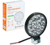Фара светодиодная Airline круглая, 14LED, направленный свет, 14Вт, 83x83x22мм, 12/24В, PLUS ALED145