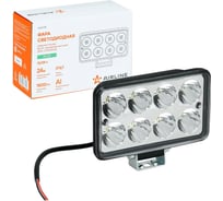 Фара светодиодная Airline прямоугольная, 8LED, направленный свет, 24Вт, 151x90x52мм, 12/24В, PLUS ALED124