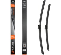 Щетки стеклоочистителя комплект (2шт.) 630/580мм (25"/23") бескаркасные с подачей воды и подогревом для а/м Mercedes S W222 (13-) Airline AWBM150