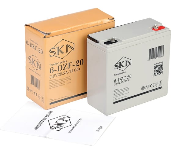 Тяговый аккумулятор SKN 6-DZF-20 (12V22.5A/H C5) 025384