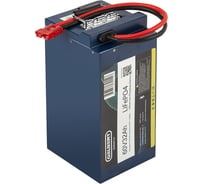 Литиевый тяговый аккумулятор GELBERT LiFePO4 (60V/32Ah/50A/1,920Wh) BT/Display 025339