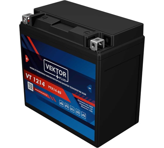 Аккумуляторная батарея VEKTOR PLUS VT 1214 Vektor Energy 19337