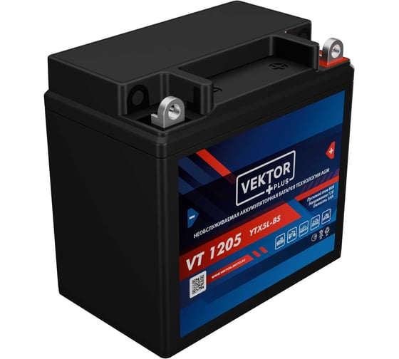 Аккумуляторная батарея VEKTOR PLUS VT 1205 Vektor Energy 19245