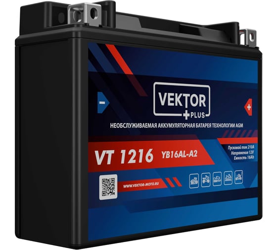 Аккумуляторная батарея VEKTOR PLUS VT 1216 Vektor Energy 19344