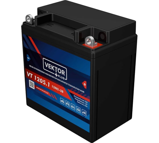 Аккумуляторная батарея VEKTOR PLUS VT 1205.1 Vektor Energy 19252
