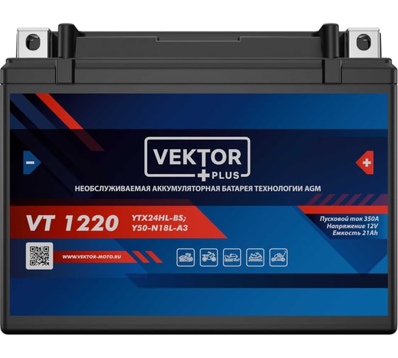 Аккумуляторная батарея VEKTOR PLUS VT 1220 Vektor Energy 19368