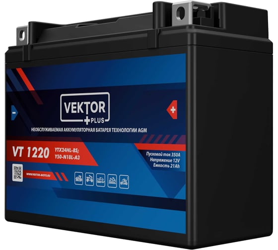 Аккумуляторная батарея VEKTOR PLUS VT 1220 Vektor Energy 19368