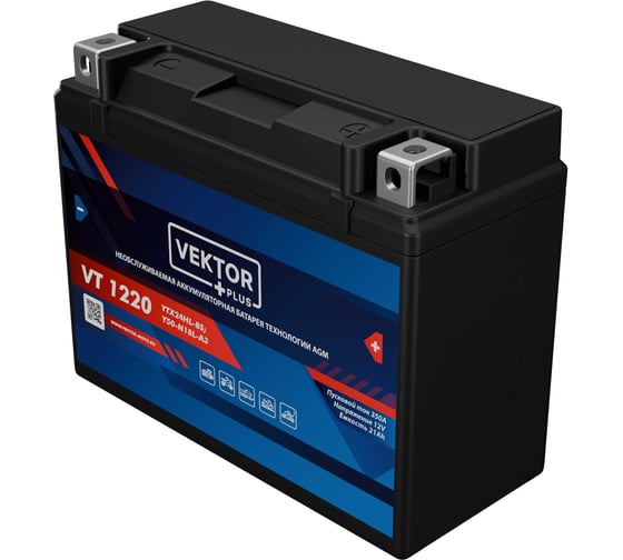 Аккумуляторная батарея VEKTOR PLUS VT 1220 Vektor Energy 19368