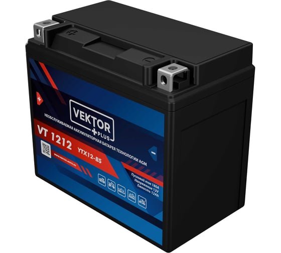 Аккумуляторная батарея VEKTOR PLUS VT 1212 Vektor Energy 19320