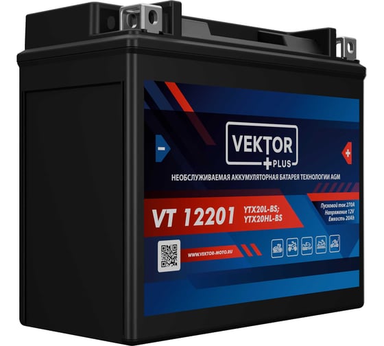 Аккумуляторная батарея VEKTOR PLUS VT 12201 Vektor Energy 19375