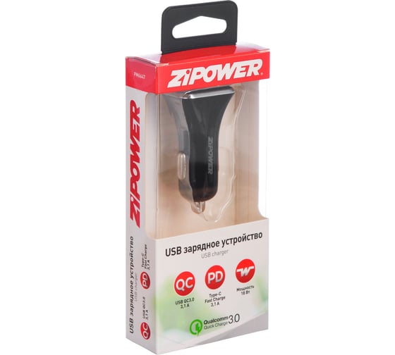 USB зарядное устройство ZIPOWER PM6647