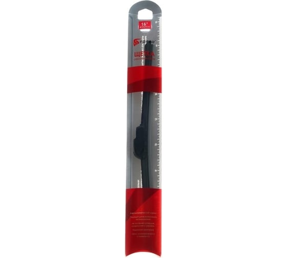 Щетка стеклоочистителя 16"/400 мм бескаркасная TORSO 3810744