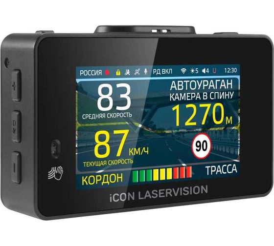 Видеорегистратор iBOX с сигнатурным радар-детектором iCON LaserVision 1137