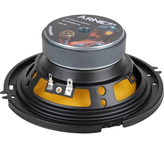 Колонки ARNEZI Sound Wave S2, 16 см 2-х компонентные, 4шт, 16 см (6 дюйм.), Max Вт A2010006