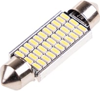 Автолампа диод SKYWAY T11 (C5W) 12V 33 SMD 1-контакт, 41 мм, белая CAN BUS 2 шт S08201445/K