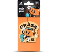 Ароматизатор воздуха картонный Grass Смайл (кофе) ST-1467