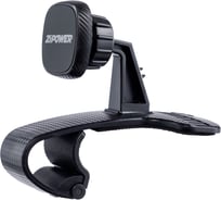 Магнитный держатель телефона на козырек панели приборов с номером телефона Zipower PM6640