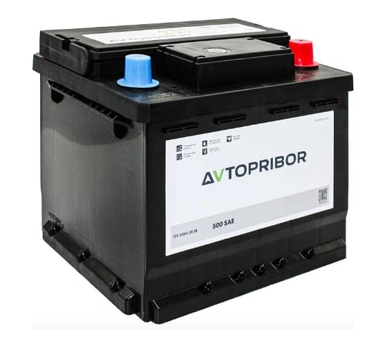 Аккумуляторная батарея AVTOPRIBOR 12V 50Ah (0) LB | 500A | 207x175x175 для а/м Hyundai Solaris (17-) / Toyota Corolla (19-) / Kia Soul (19-) B0500LAVT