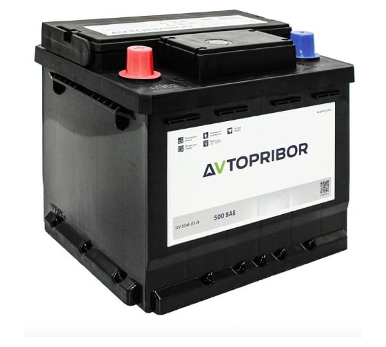 Аккумуляторная батарея AVTOPRIBOR 12V 50Ah (1) LB | 500A | 207x175x175 для а/м Chevrolet AVEO / KALOS седан (T250, T255) 1.4 B0501LAVT