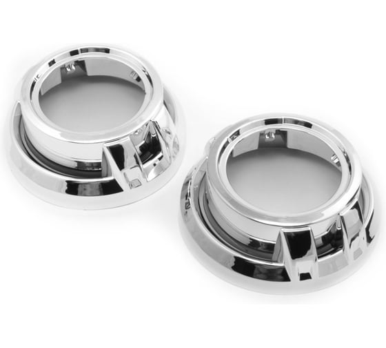 Маски №04 для Bi-LED линз 3, хром, компл. 2шт. MTF Light MK04C 1