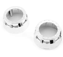 Маски №59R для Bi-LED линз 2, хром, компл. 2шт. (под линзу WM49S) MTF Light MK59R
