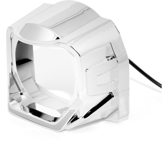 Маски G-STYLE для Bi-LED линз с подсветкой белой/желтой 3, хром. 2шт. MTF Light MK5DC