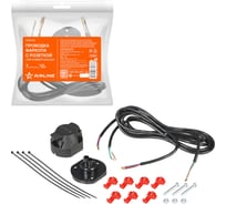 Проводка фаркопа с розеткой Airline 12В 7 контактов 1,9м универсальная AEBI004