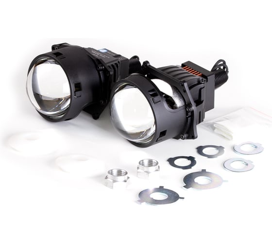 Модули линзованные MTF Light Bi-LED серия CYBER LIGHT OEM 2.0, 12В, 54/67Вт, 5500К, 3 дюйма, 2шт SL67K5