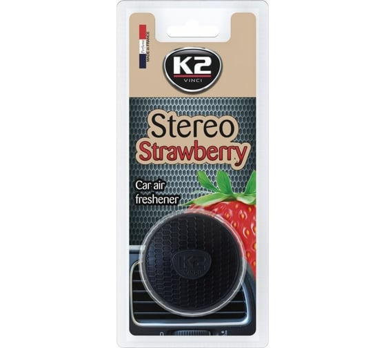 Ароматизатор на дефлектор K2 STEREO динамик, клубника V157 1